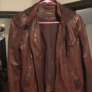 Cole Haan Brown leather jacket